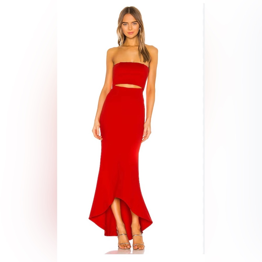 XS NBD June Gown in Red - New With Tags